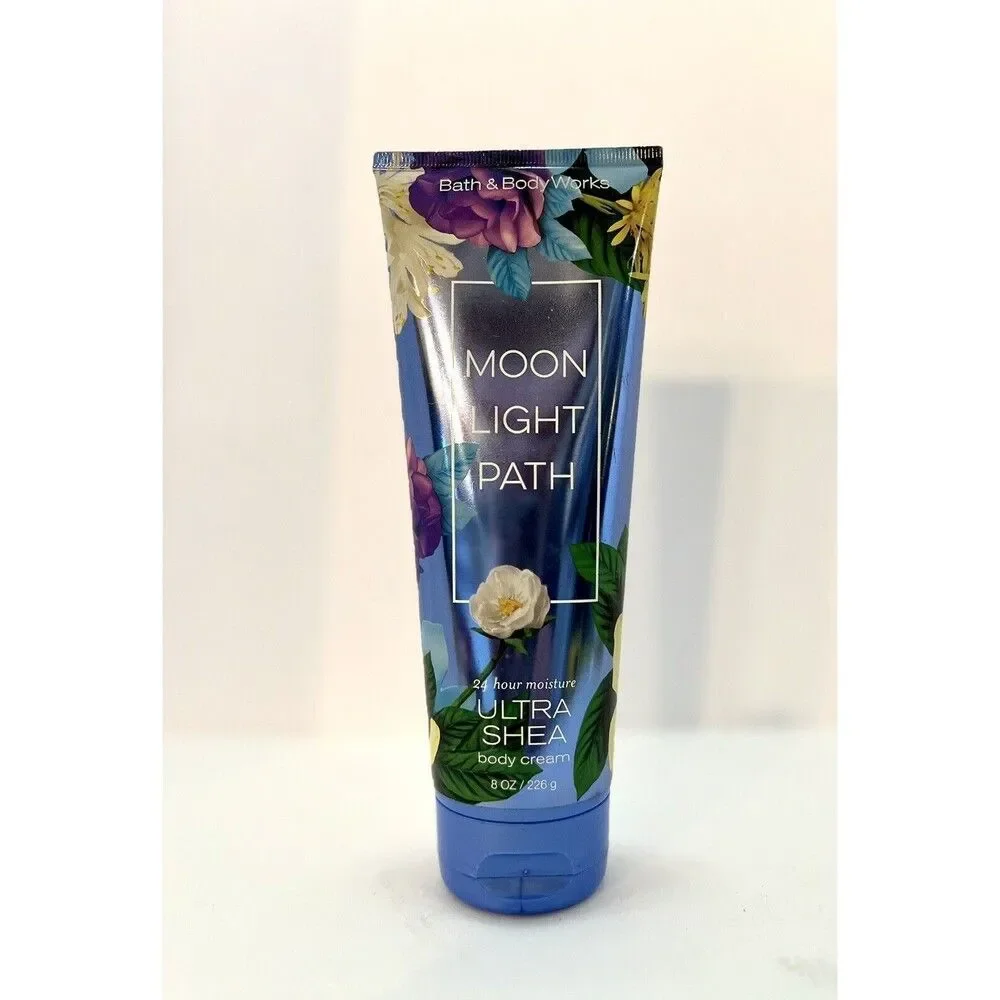 BBW Moonlight Path Ultra Shea Body Cream 8 oz NEW Retired Discontinued